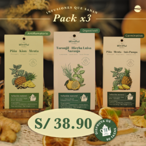 Pack Infusiones Mindful herbs x 3