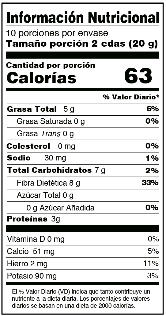 Nopal Mix Fibra Piña x 200 g - Naturandes - Imagen 2