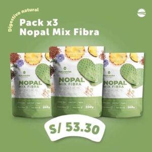 Pack x 3 Nopal Mix Fibra x 200 g - Naturandes