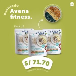 Pack 3 Avenas Fitness