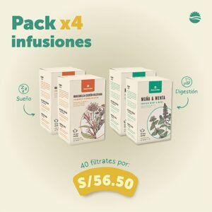 Pack x 4 - Infusiones Filtrantes Naturandes