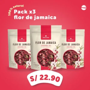 Pack x 3 Flor de Jamaica x 50 g - Naturandes