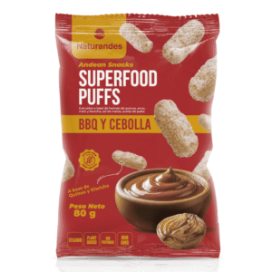 Andean Snacks Superfood Puffs - BBQ y Cebolla x 80 g