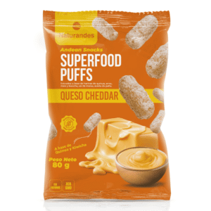 Andean Snacks Superfood Puffs - Cheddar x 80 g